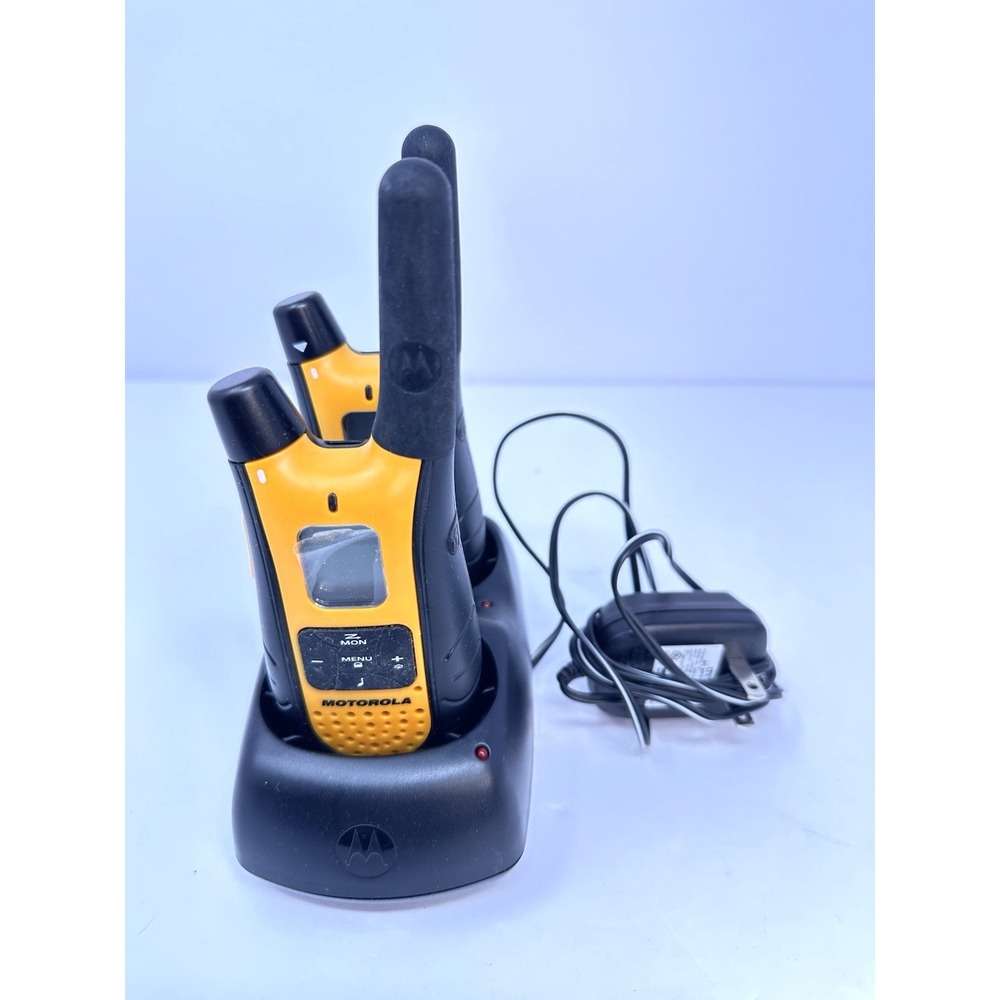 Motorola SX800R Talkabout 2-Way Radios 2 Handsets Walkie-Talkie W/Charger READ